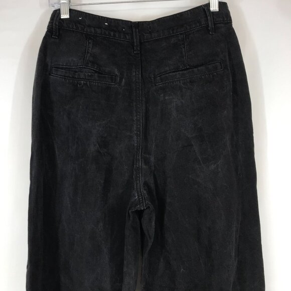 LOFT - WOMEN'S 28/6 - BLACK 4 POCKET WIDE LEG THE TROUSER JEANS - Picture 5 of 9